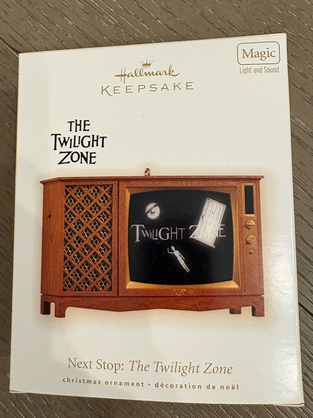 Hallmark Keepsake Twilight Zone Vintage TV Ornament - 2009